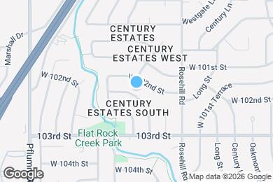Map image of the property - 13008 W 102nd Terrace