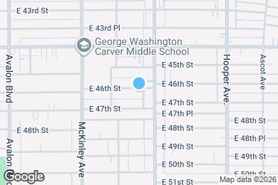 Map image of the property - 1030 E 46th St