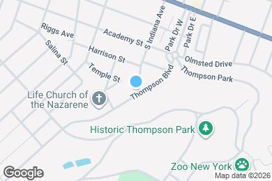 Map image of the property - 360 S Indiana Ave