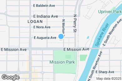 Map image of the property - 1118 E Augusta Ave