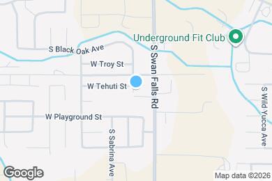 Map image of the property - 191 W Tehuti Ct