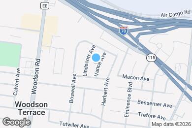 Map image of the property - 4423 Vance Ave