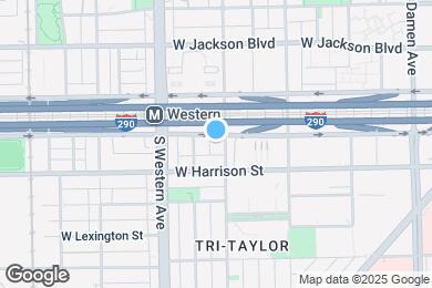 Map image of the property - 504 S Oakley Blvd
