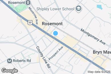 Map image of the property - 1023 W Lancaster Ave