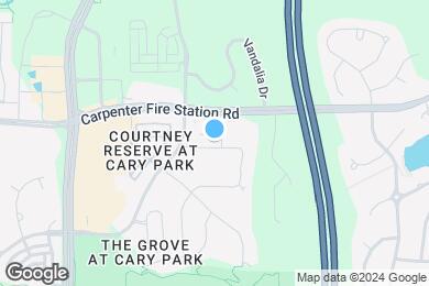 Map image of the property - Crowne at Cary Park