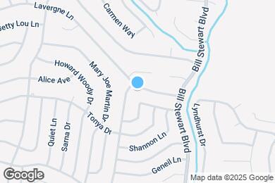 Map image of the property - 849 Lavergne Ln