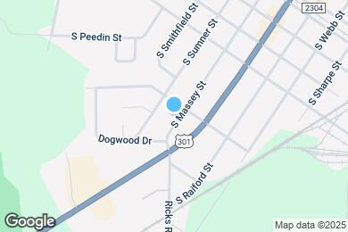 Map image of the property - 806 S Massey St