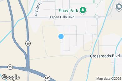 Map image of the property - 1481 N Arcadia Dr