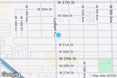Map image of the property - 1182 W 32nd St