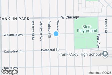 Map image of the property - 9257 Warwick St