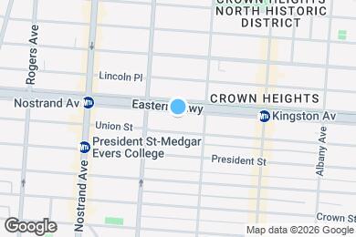 Map image of the property - NO FEE! NEW 3 BED 2 Bath in Crown Heights Limestone!