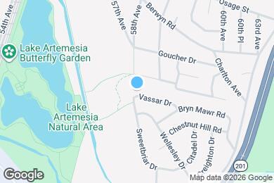 Map image of the property - 5700 Vassar Dr