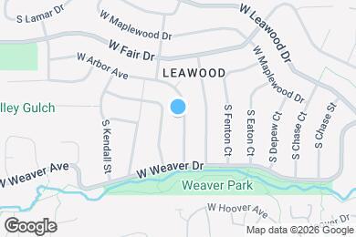 Map image of the property - 6359 S Harlan Way