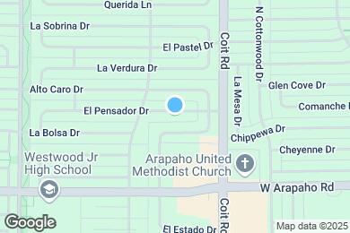 Map image of the property - 7842 El Pensador Dr