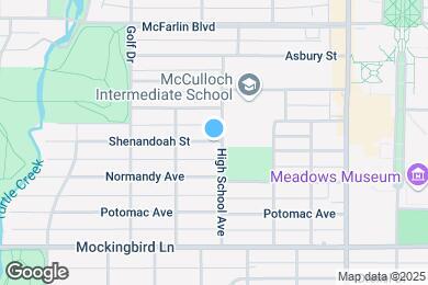 Map image of the property - 3621 Shenandoah St