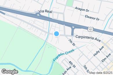 Map image of the property - 4527 Carpinteria Ave