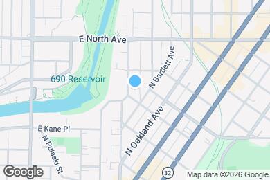 Map image of the property - 2028 N Cambridge Ave
