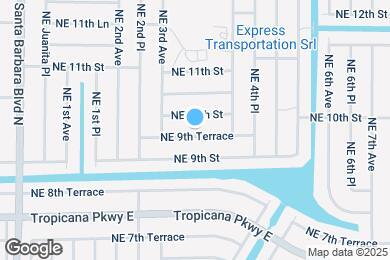 Map image of the property - 321 NE 9th Terrace