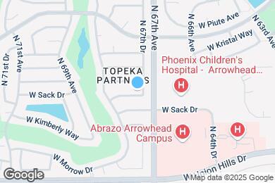 Map image of the property - 6710 W Wescott Dr