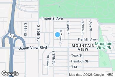 Map image of the property - 3728 Franklin Ave