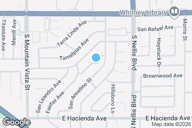 Map image of the property - 4843 Fairfax Ave