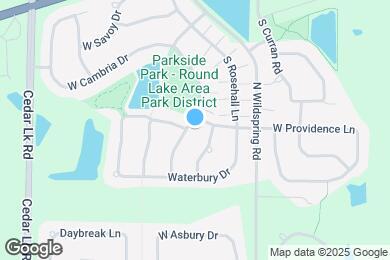 Map image of the property - 727 S Parkside Dr