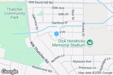 Map image of the property - 1111 33rd Ave