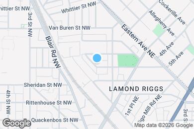 Map image of the property - 41 Tuckerman St NW