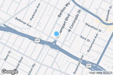 Map image of the property - 611 N Rampart Blvd