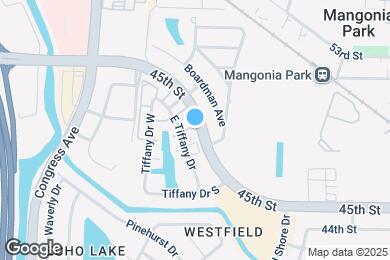 Map image of the property - 206 E Tiffany Dr