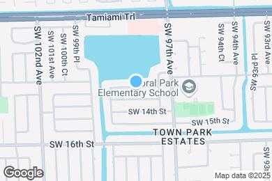 Map image of the property - 9800 SW 12th Ter