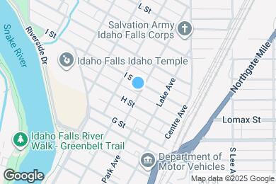 Map image of the property - 1153 Idaho Ave