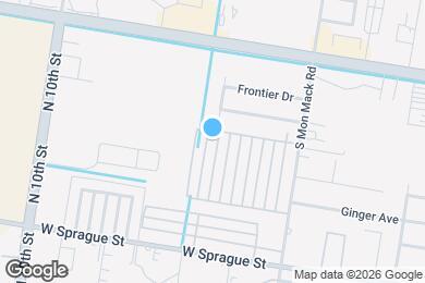 Map image of the property - 407 Teague Ave
