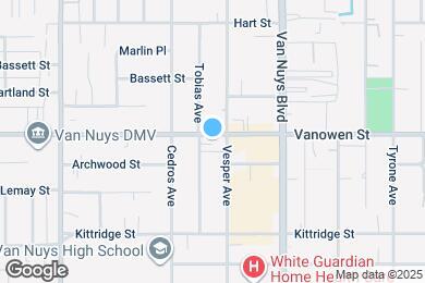 Map image of the property - 14614 Vanowen St