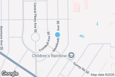 Map image of the property - 1142 Meadowbrook Ave SE