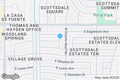 Map image of the property - 8316 E Windsor Ave