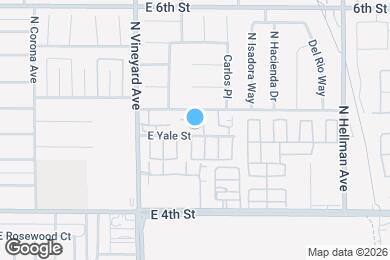 Map image of the property - 1983 E Yale St