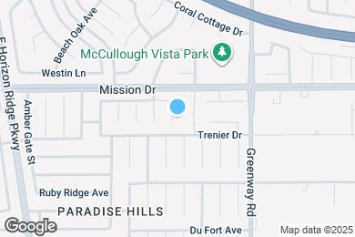 Map image of the property - 1012 Desert Retreat Ct