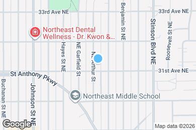 Map image of the property - 3111 Arthur St NE