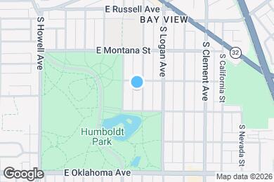 Map image of the property - 2919 S Lenox St
