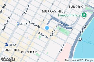 Map image of the property - 245 E 34th St