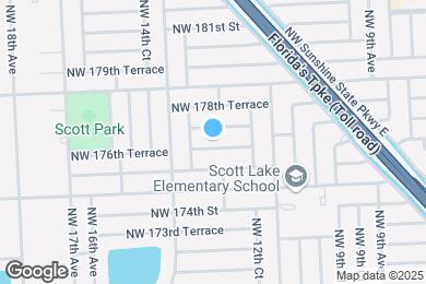 Map image of the property - 1311 NW 176th Ter