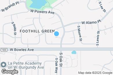 Map image of the property - 5879 S Oak St