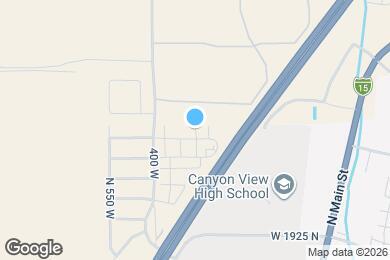 Map image of the property - 280 W 2100 N