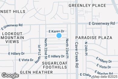 Map image of the property - 2241 E Janice Wy