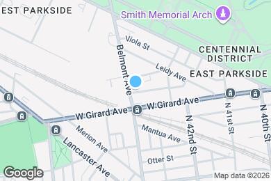 Map image of the property - 1223 Belmont Ave