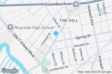 Map image of the property - 643 Washington Ave