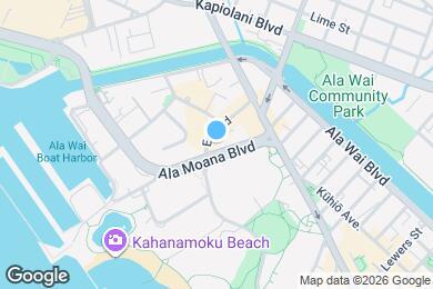 Map image of the property - 1910 Ala Moana Blvd