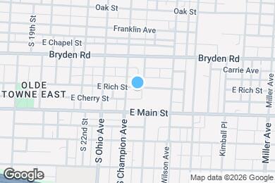 Map image of the property - 1155 E Rich St