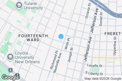 Map image of the property - 5815 S Robertson St